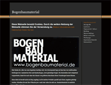 Tablet Screenshot of bogenbaumaterial.de